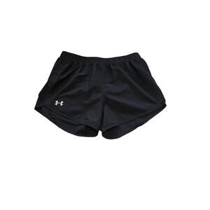 Under Armour black shorts with interior pocket, size medium